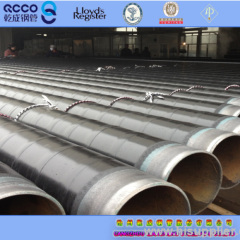 QCCO ASTM A106/ASTM A53/API 5L carbon seamless pipes 3PE coating