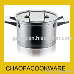Hot sale good quality stainless steel pot casserole with lid