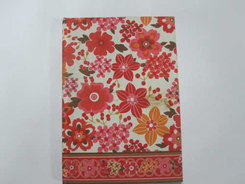 fabrics cover hardbound notebook/diary