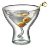 Double Walled Borosilicate Martini Glass