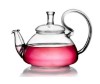 Insulated Hand Blown Glass Teapot Coffee Pot