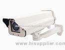 480Tvl Waterproof Outdoor Box Camera With 8pcs White Light Leds , IR 50m