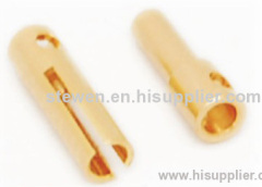 1.4MM gold plated banana oplug