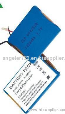 Lithium polymer battery 3.7V 1400mAh tablet pc and MID battery