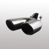 Carbon black universal stainless steel car tail pipe