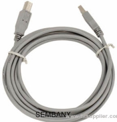 USB AM - BM CABLE Silver