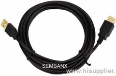 USB AM - AM CABLE GOLD