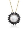 CZ Pearl Pendant Necklace