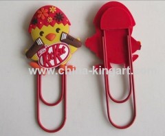 Promotional pvc bookmark clip