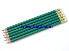 Plastic HB pencil with eraser