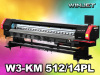 W3 with konica minolta KM512 14pl print head digital printer solvent printer outdoor printing plotter