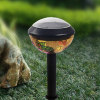 Oval plastic solar light