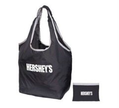 reusable folding polyester shopping bag