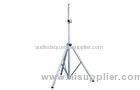 Silver Portable Music Stands , Aluminum Speaker Cabinet Stand 1.1m - 1.87m