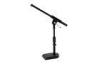 Desktop microphone stand portable, 500mm - 740mm black or chrome for Concert / stage show