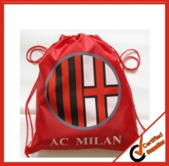 Promotional Customized Football Fan Drawstring Bag
