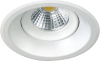 Turnable round LED COB downlight