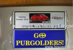 Hot stamping foil for plastic banner