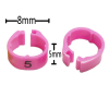 clips plastic foot ring for pigeon 8mm,10mm,12mm,14mm,3mm,4mm,5mm