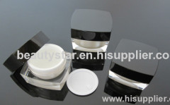 Square Cosmetic Packaging Acrylic Cream Jar