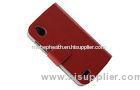 Vertical Genuine Flip HTC Leather Phone Case for HTC Desire V T328W / Desire X T328e