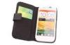 Waterproof HTC ONE SV / ST T528T Phone Cover , Genuine HTC Leather Phone Case with Card Slot