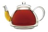 Mouth Blown Heat Resistant Double Wall Glass Tea Pots Coffee Pots