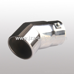 Universal stainless steel automobile exhaust tip