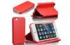 Anti-Wear PU Leather Phone Case with Stand For iPhone 5 , Custom Color / Pattern