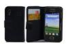 Goatskin PU Leather Phone Case Wallet Pouch For Samsung Galaxy Ace s5830 i579