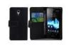 Colorful Anti-Wear Wallet Cell Phone Case , Sony Xperia T LT30p LT30 LT30i Phone Pouch