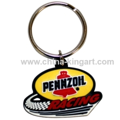 Customised Logo soft pvc keychain