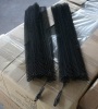 Black fireplace screen rings and pullers included