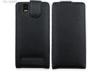 Custom Pattern Vertical Leather Case Black Phone Pouch For Motorola Droid RAZR XT928