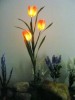 solar tulip flower light