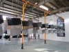 High-efficiency powder recycle automotive spray booths