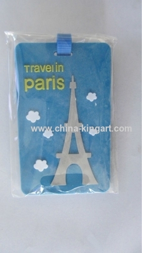 customed soft pvc luggage tag