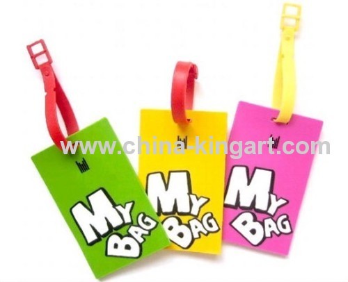 flexible pvc promotion luggage tag