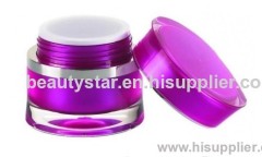 Cosmetic packaging acrylic container