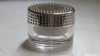 Diamond Cap Acrylic Jar For cosmetic packing