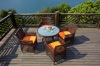 Hot quality outdoor wicker dining set