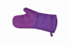 cotton filled silicone oven mitts glove and pot holders