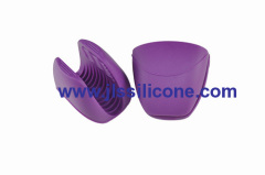 elegant purple silicone oven mitts glove and pot holders