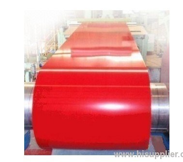 spangle red color coated steel coil