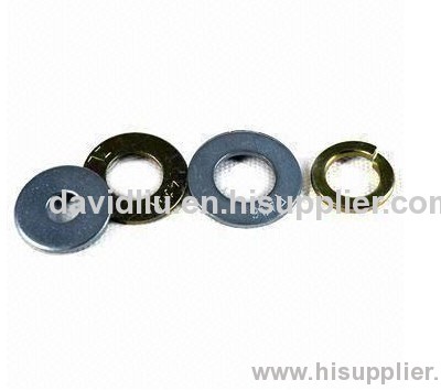 Washers, Made of Low Carbon Steel and Stainless Steel, Available in Various Sizes