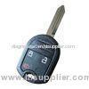 Ford Key Shell 4 Button Remote Key Shell / Car Key Blanks With Soft Button Pad