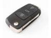 Audi 3 Buttons Remote Flip Car Key Blanks With 2032 Battery