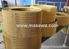 golden color woven mesh for building covering