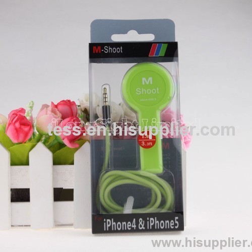 M-Shoot Shutter Release Remote Camera Self-timer Controller Cable Release For iPhone 4/5