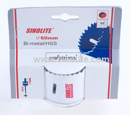 White Bi-metal hole saws 